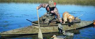 kayaking for waterfowl