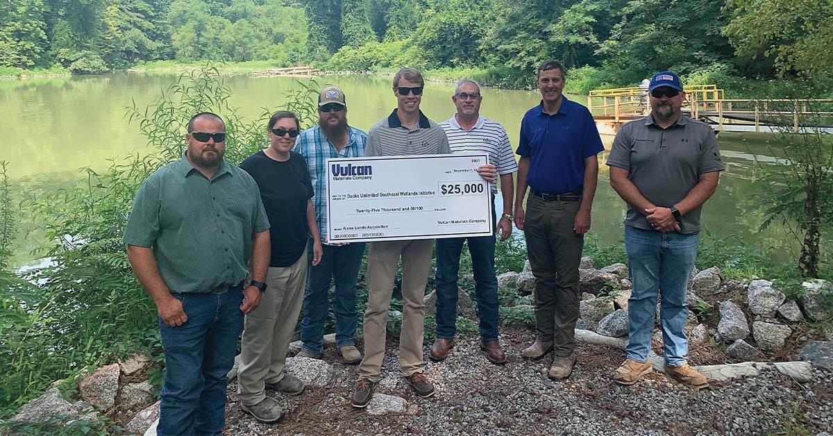 Vulcan Materials Company Funds North Carolina Wetland Habitat Projects