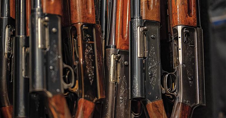 Millions of John Browning’s Auto-5 shotguns were manufactured by Fabrique Nationale in Belgium. 