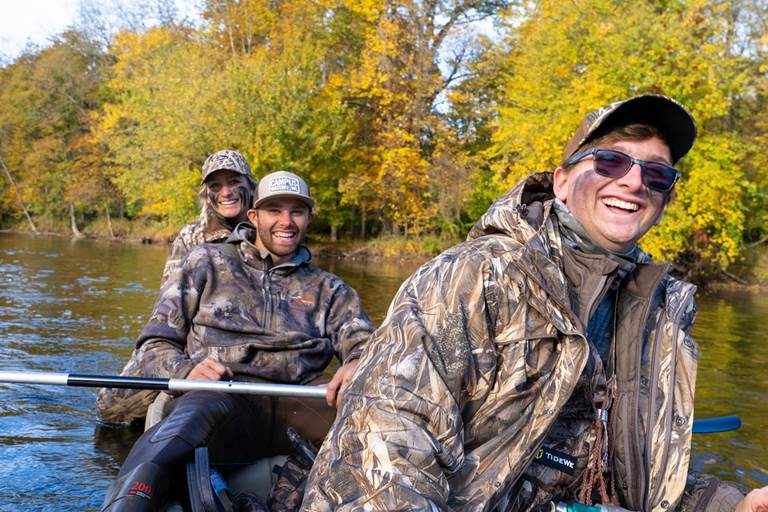 Campus Waterfowl spent a morning of duck season with members of DU