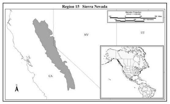 Sierra Nevada Map