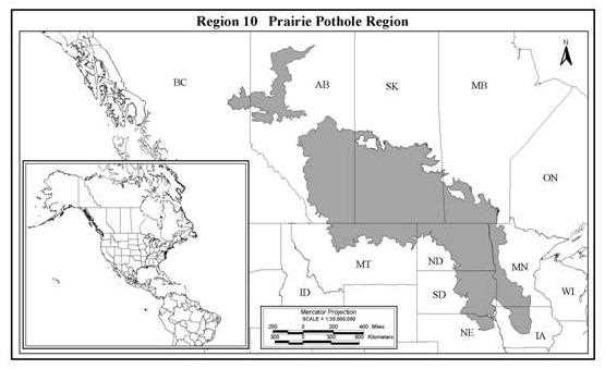 Prairie Pothole Region Map