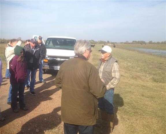 Members of the NAWCA Council toured private working-lands in Texas.