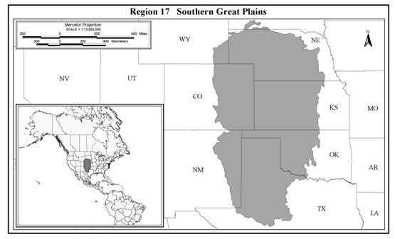 Southern Great Plains Map