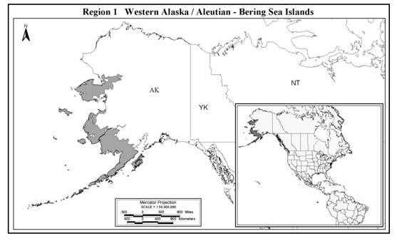 Western Alaska Map